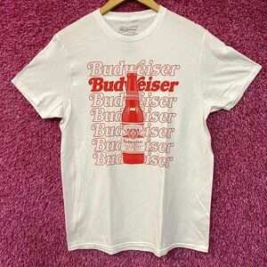 Budweiser Beer Graphic Design Promo T-Shirt Medium